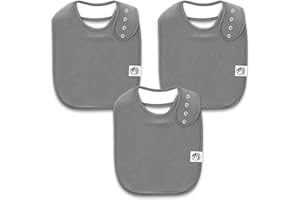 GIGGLY GOOSE Premium Bandana Bibs for Baby, Newborns & Toddlers – 3-Pack, Softest, Absorbent, Adjustable, Unisex, Most Gifted Drool Bib