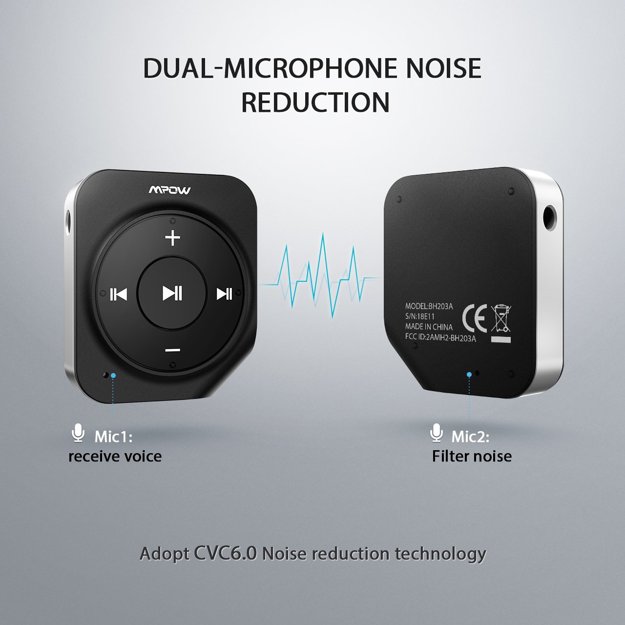 Bluetooth Receiver Mpow Bh Headset Mpow Bh203a Mpow