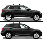 SlickMod Chrome Delete Blackout Vinyl Overlay for 2018-2021 Audi Q5 SQ5 Window Trim (Gloss Black)