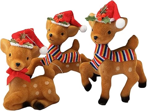 Immagini Natalizie Kawaii.Beetest Ciondolo Natalizio 3pcs Carino Kawaii Albero Di Natale Renna Appesa Decorazioni Ornamenti Per Festa Di Casa Vacanze Christmas Decorations Amazon It Giochi E Giocattoli