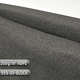 KAHEIGN 0.9x5m Balcony Privacy Screen 200g HDPE 95% UV Block Patio Fence Cover view 2