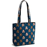Vera Bradley Premium Cotton Small Original Zip Tote Bag, Daffodils