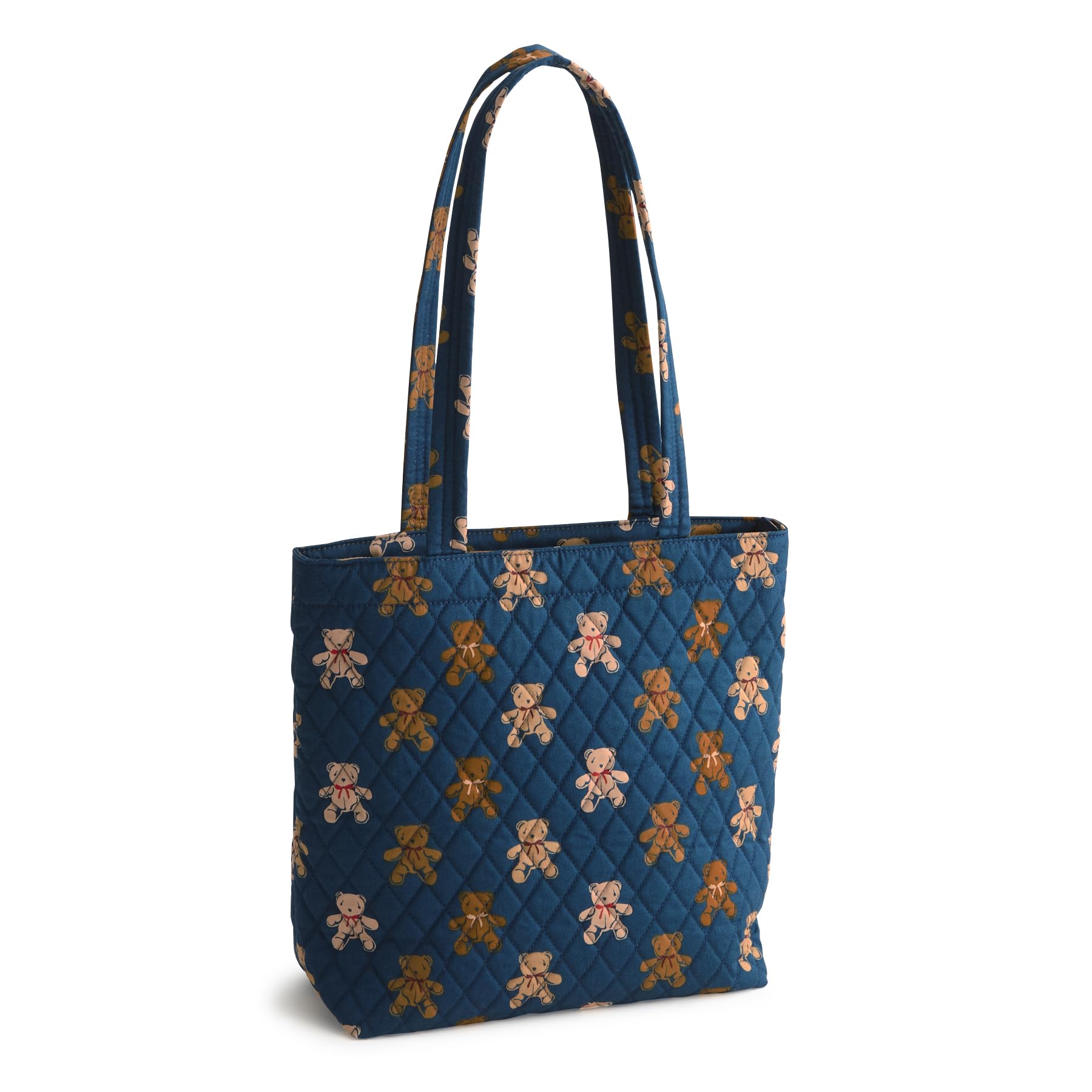 Premium Cotton Small Original Zip Tote Bag, Bunch of Bears, One Size