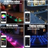 GEYUEYA Home WiFi RGB Decking Lights Kit Ø30MM 12V 0.5W Bluetooth APP view 7