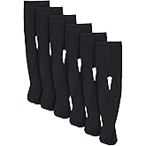 ToBeInStyle Girls' 6 Pack Acrylic Blend Double Knit Warm Winter Tights