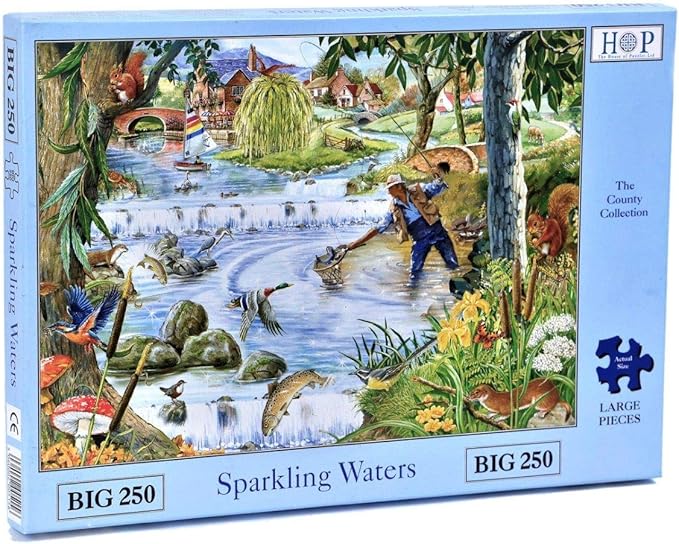 The House of Puzzles Big 250 Piece Jigsaw Puzzle Sparkling Waters