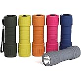 SEAMAGIC 6-Pack Small Flashlights Set, Super Bright 100 Lumen LED Flashlight Pack with 18-Piece AAA Batteries Included, Mini Flashlight, Outdoor Flashlight for Camping, Hiking, Emergency