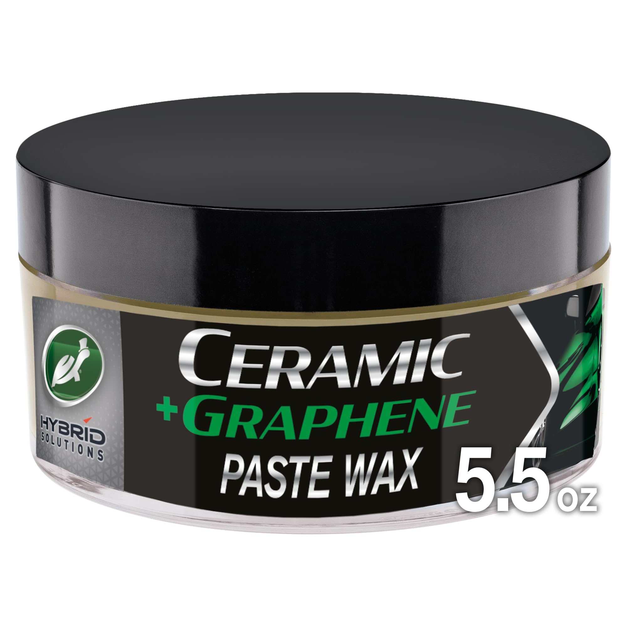 Photo 1 of Turtle Wax Hybrid Solutions Ceramic Graphene Paste Wax for Car Detailing, High Gloss Shine, Extreme Water Beading, Long-Lasting Protection, for Paint, Glass Metal, Wheels and More, 5.5 oz (Pack of 1)