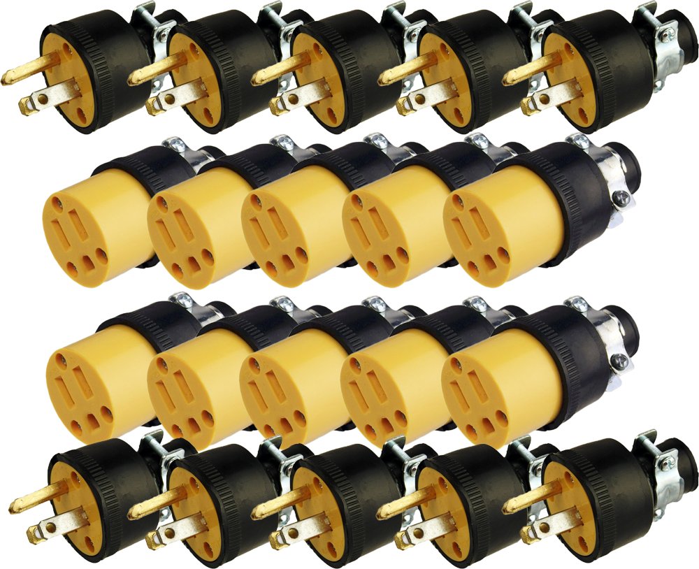 Black Duck Brand Male & Female Extension Cord Replacement Electrical