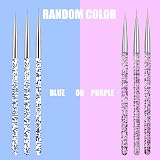 Hanyousheng 3pcs Nail Art Brushes Fine Detail Painting Pen Set Random Color view 3