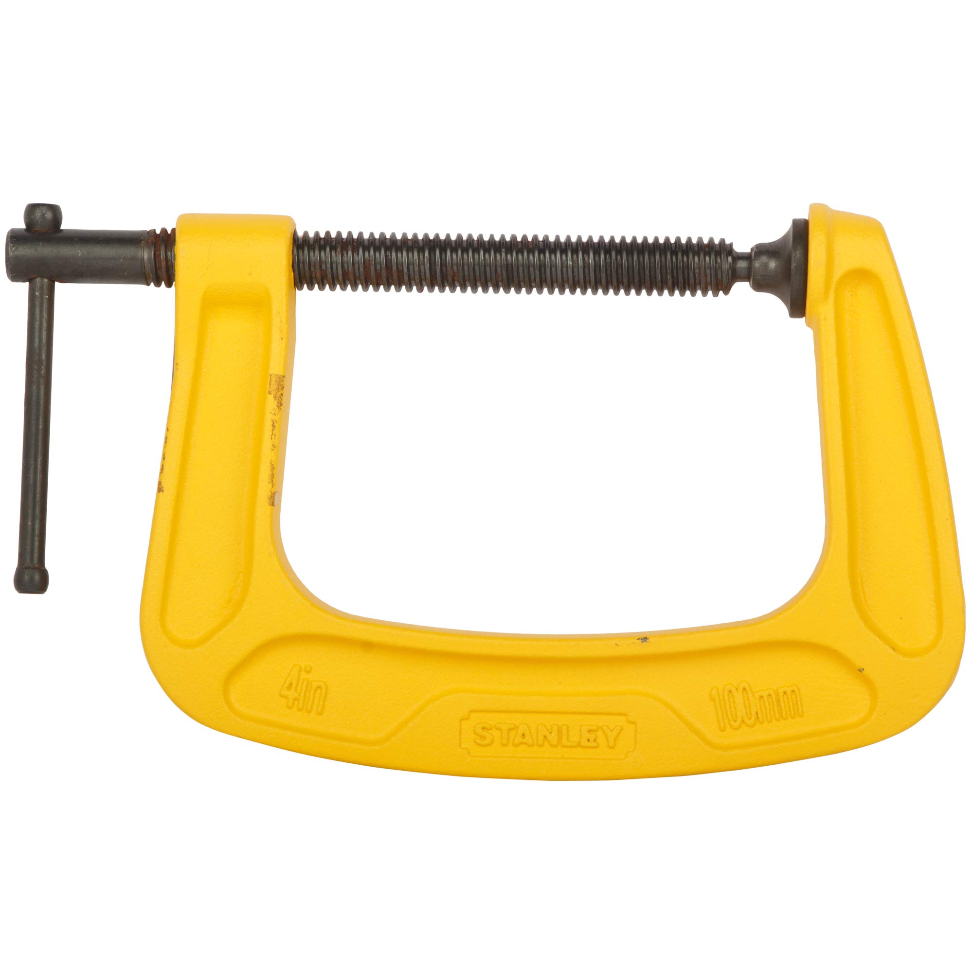 Stanley 0-83-034 "Maxsteel" C-Clamp, Black/Yellow, 100 mm