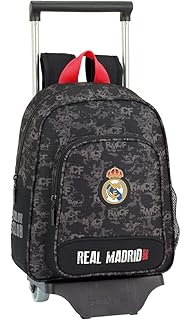 Safta Mochila Grande Ruedas Compact Real Madrid, (611834818): Amazon.es: Juguetes y juegos