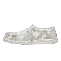 Hey Dude Wally Washed Camo Greyscale Desert Camo
