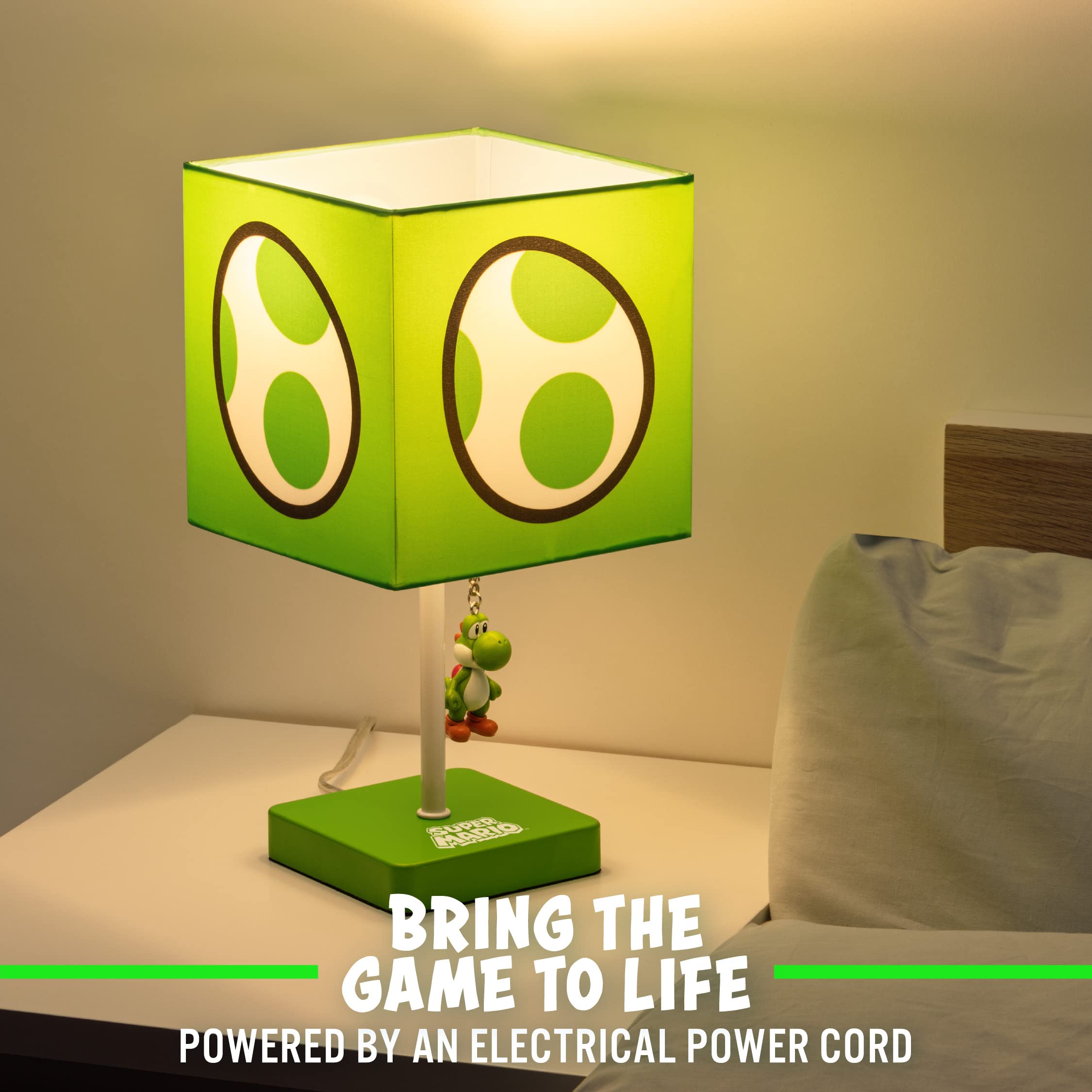 Paladone Super Mario Yoshi Lamp Officially Licensed Nintendo Room Decor Night Light