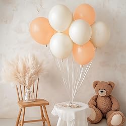 RUBFAC 129pcs Nude Balloons Different Sizes 18 12