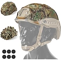ATAIRSOFT Taktischer Helm MH Typ - Einstellbar Für Airsoft, Paintball, CQB, 750g