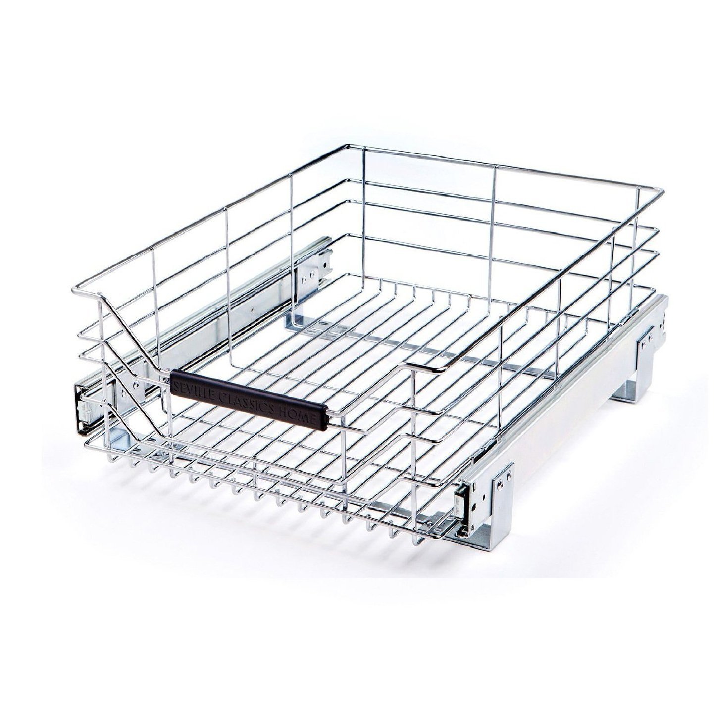 Seville Classics Pull Out Sliding Steel Wire Cabinet Organizer