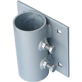 Dock Edge Stationary Dock Heavy Duty Side Leg Pipe Holder, Galvanized