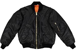 ARMY UNIVERSE MA-1 Bomber Flight Jacket Reversible Air Force Military Fighter Pilots Casual Insulated Tactical Coat