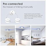 WISUALARM Smoke and Heat Alarm Bundle Scotland Pre-Linked 10-Year Battery view 4