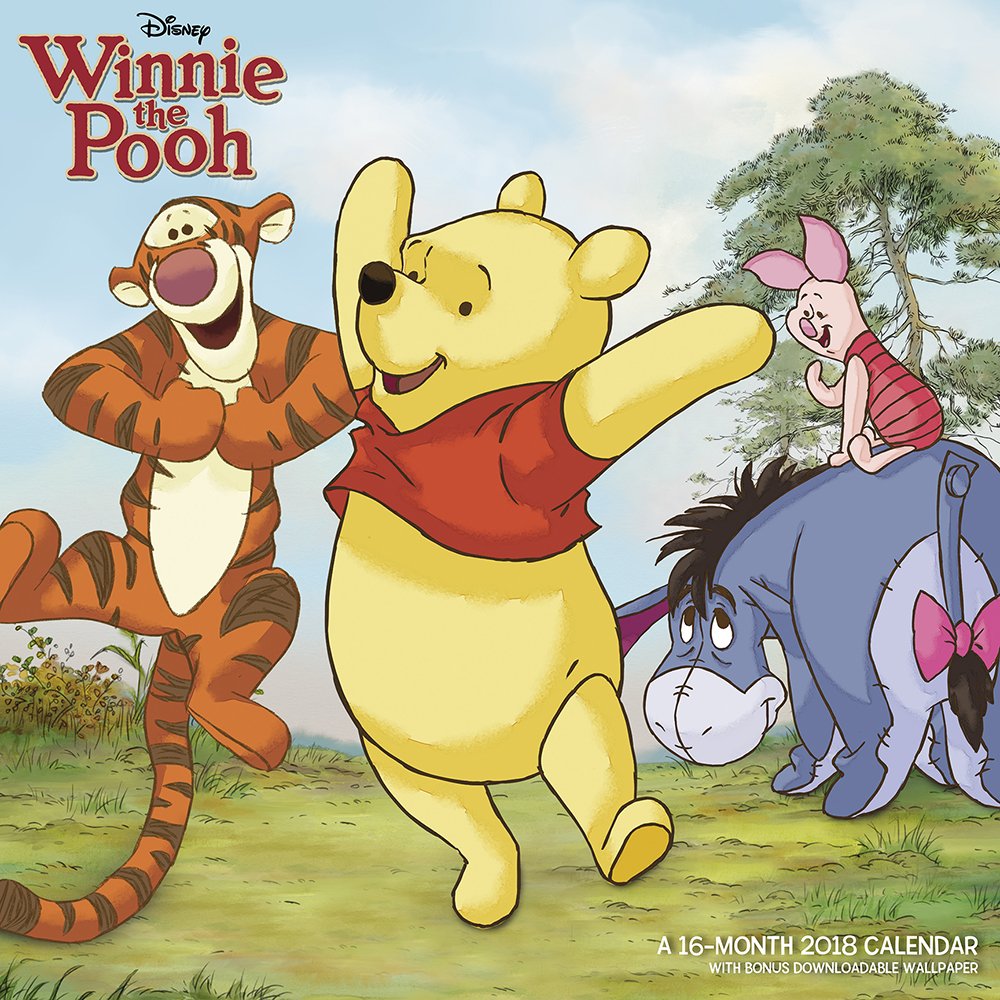2018 Winnie The Pooh Wall Calendar Mead Mead 0038576723689 Amazon Com Books