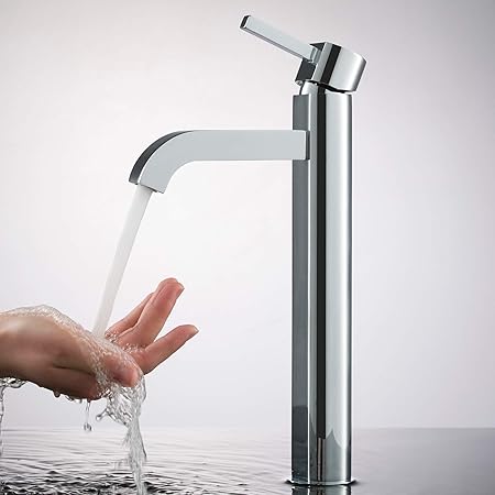 Kraus Fvs 1007ch Ramus Single Lever Vessel Bathroom Faucet Chrome