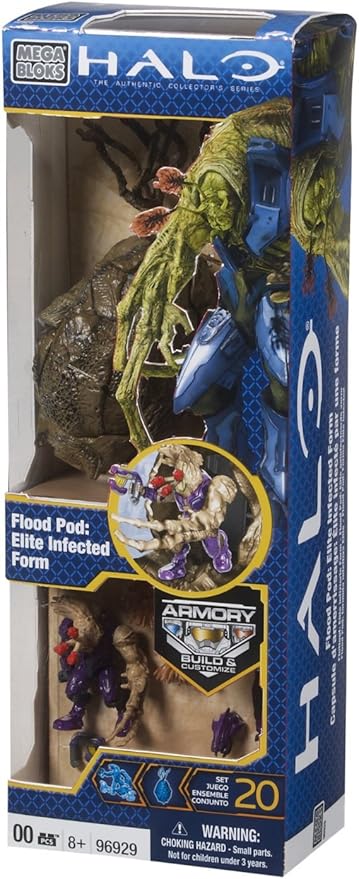 halo mega bloks flood drop pod