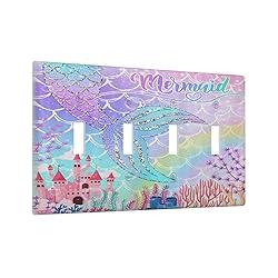 Sghxwp Silvery Glitter Cute Mermaid Tail Fantasy