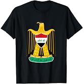 Iraq emblem T-shirt ll Iraqi flag T-Shirt