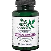 Vitanica Women's Phase II, Menopause Support, Vegan, 90 Capsules