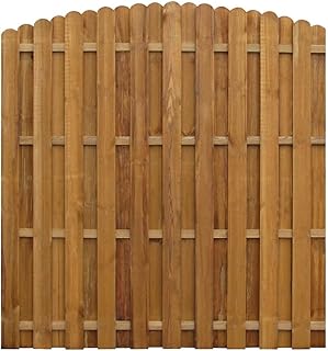 vidaXL Kiefer Sichtschutzzaun 170x(156-170) cm Gartenzaun Dichtzaun Holz Zaun