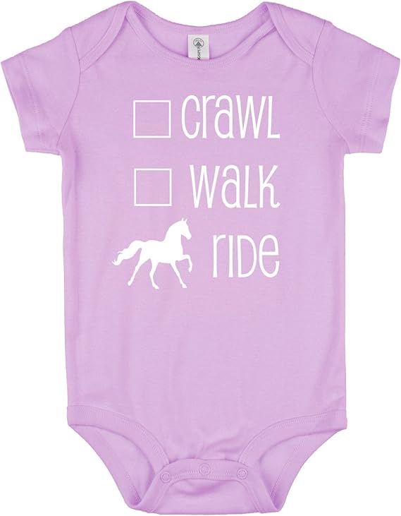 crawl walk ride onesie