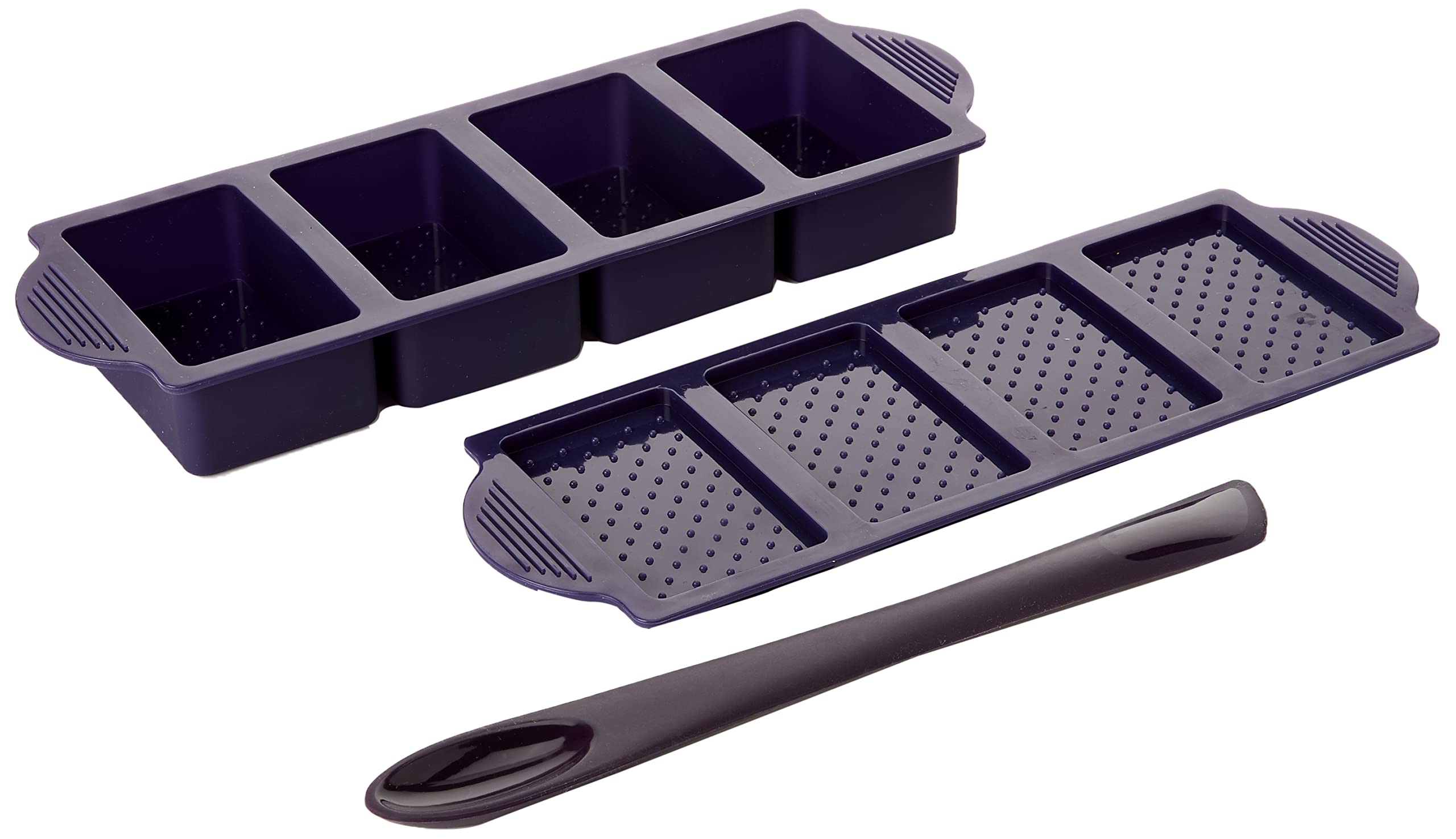 YOKO DESIGN 1435 Frozen Lunch Kit Silicone Purple 27.5 x 9.5 x 5.3 cm