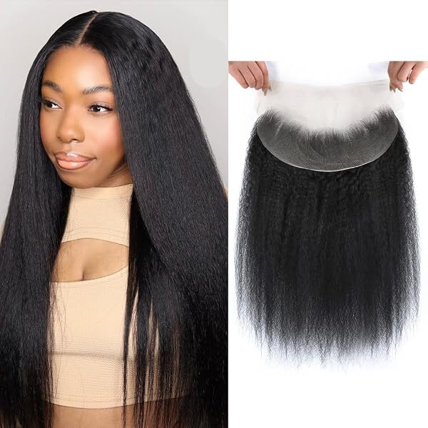 Amberhair Lace Closure Echthaar | Gewellt | 25,4 Cm | 8A Remy-Haar | 130% Dichte | Mittelbraun