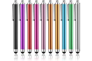 Stylus Pens for Touch Screens, AGREJO High Precision Universal Stylus for iPad iPhone Tablets Samsung Galaxy All Capacitive Touch Screens (10-Pack)