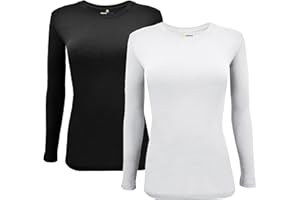 Natural Uniforms Women's Under Scrub Tee Crew Neck Long Sleeve T-Shirt