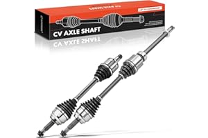 A-Premium Pair (2) Front CV Axle Shaft Assembly Compatible with Toyota Camry 2002-2009 2.4L Gas, Highlander 2001-2007 2.4L FWD, Solara 2004-2008 2.4L, Driver and Passenger Side