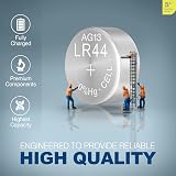 5 Plus LR44 AG13 A76 357 SR44 1.5V Alkaline Button Cell Batteries 10 Pack view 7