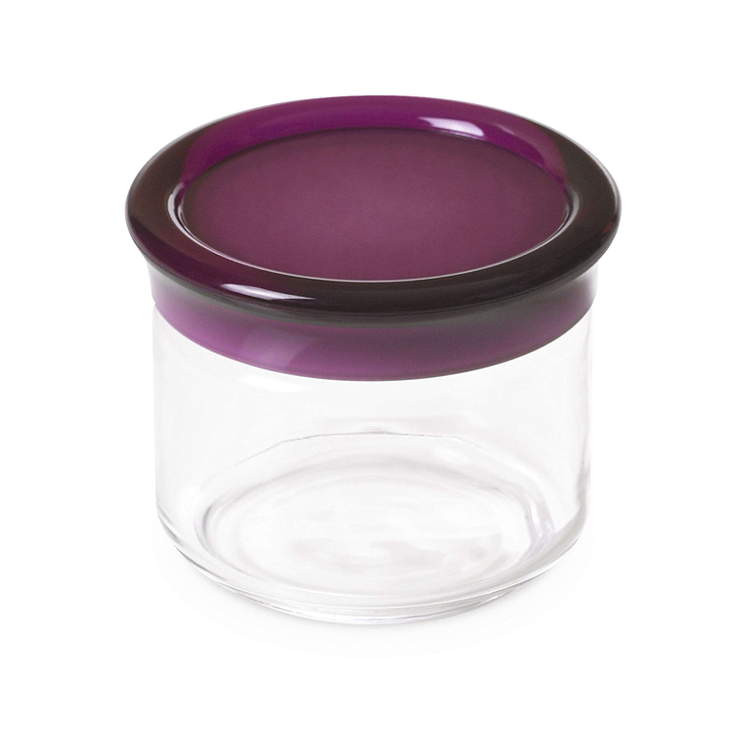 Omada Design Unbreakable Plastic Container 16,91 fl oz high 3,54 INCH, Trendy line, Purple — image 1