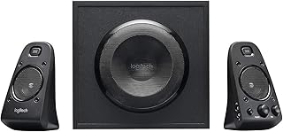 Logitech Z623 Lautsprecher-System mit Subwoofer, Satter Bass, 400 Watt Spitzenleistung, THX-Zertifiziert, 3,5 mm & Cinch-Eingänge, Multi-Device, EU Stecker, PC/PS4/Xbox/TV/Smartphone/Tablet - schwarz