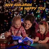 Highttoy Transforming Dinosaur Car Toy Blue 3-7 Years Lights Music 2 in 1 view 2