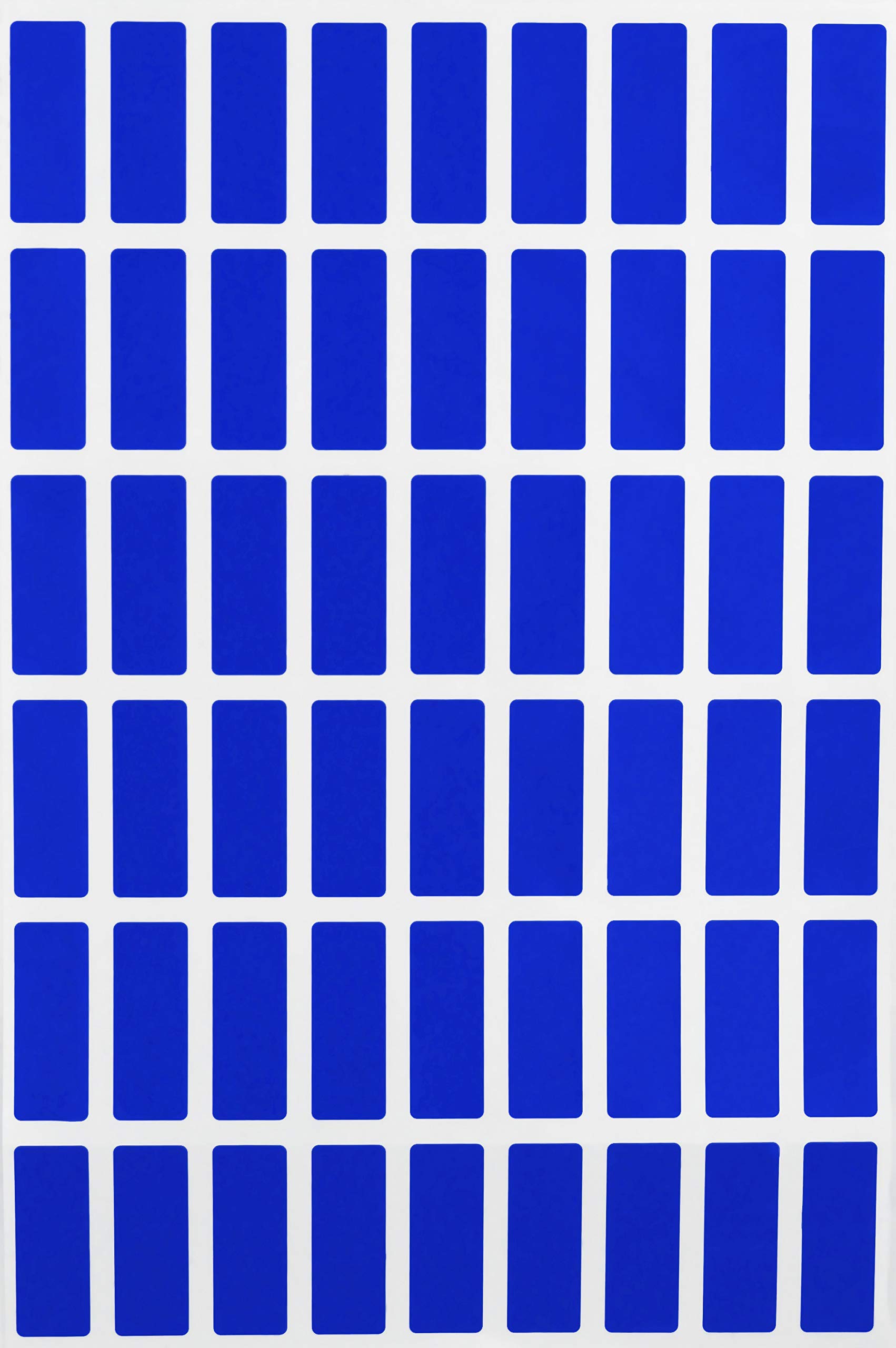 Blue Moving Labels 25mmx10mm - Blank Sticker Labels 2.5 cm x 1 cm - 810 Pack by Royal Green — image 1