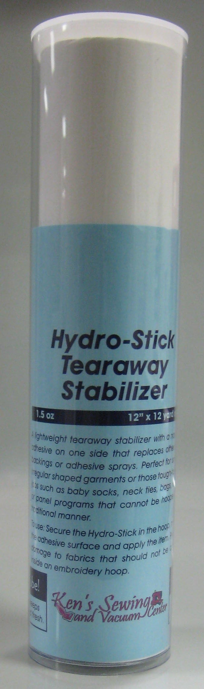 Hydrostock Tearaway Embroidery Stabilizer 12 Inch x 12 yards