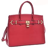 MKY Women Large Handbag Designer Purse Leather