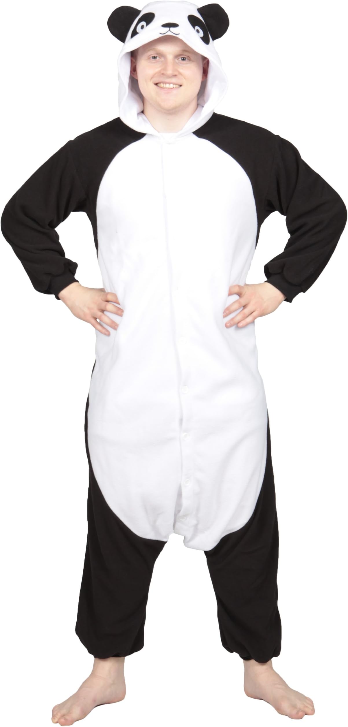 Kigs Adult Panda Costume - Kigurumi Onesie Pyjamas; One Size