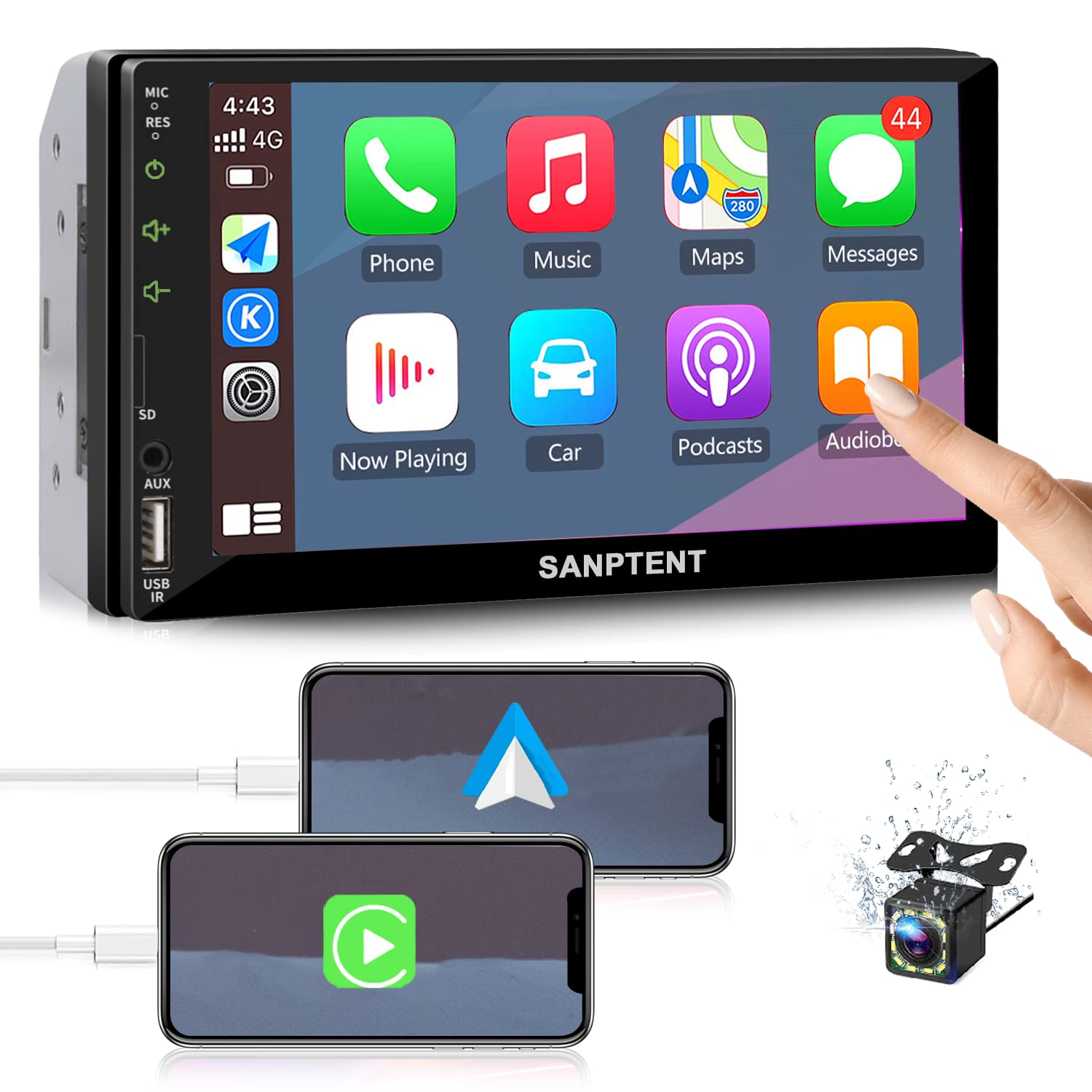 Double Din Car Stereo Radio Audio Receiver Compatible with