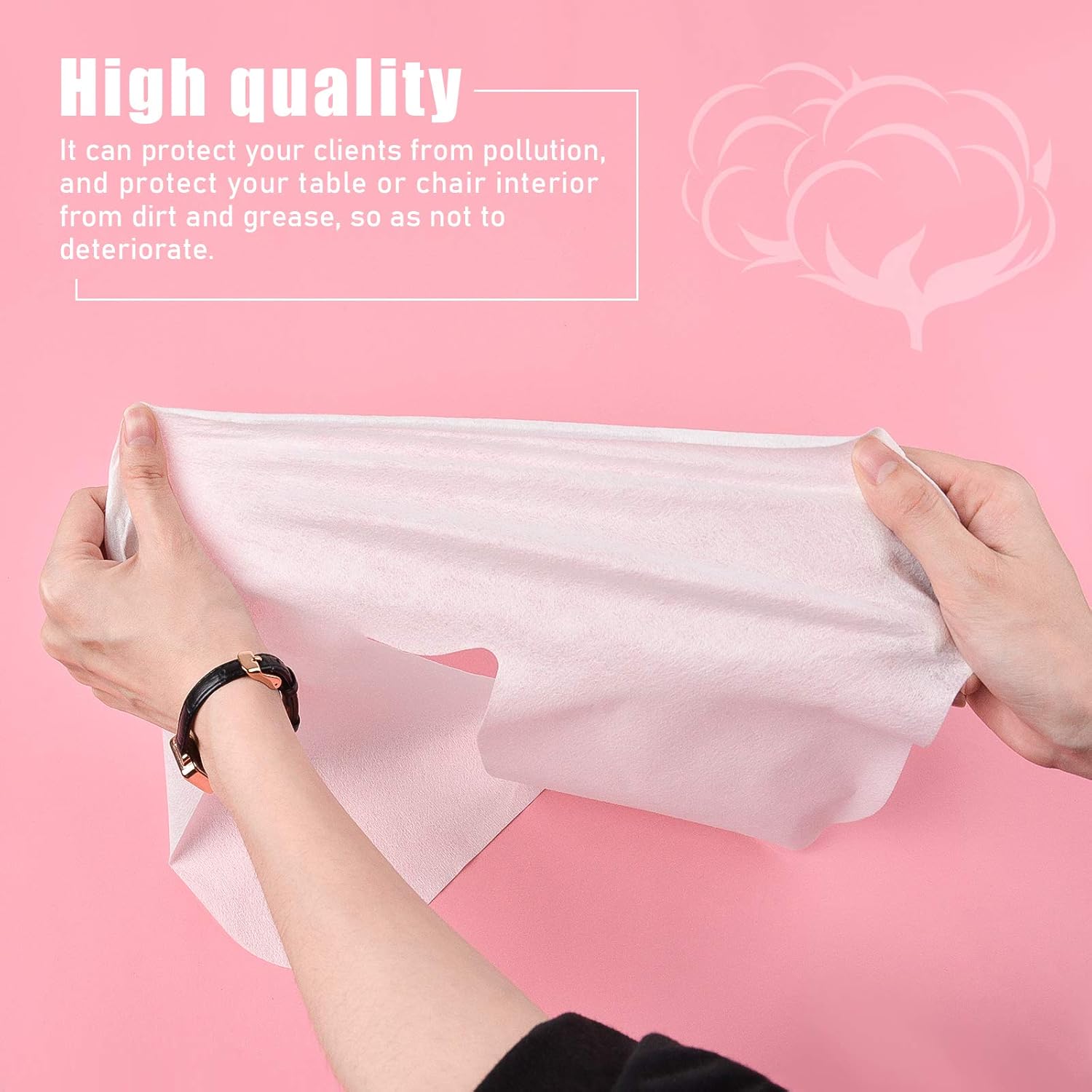 Kalolary 200Pcs Disposable Face Cradle Covers, Ultra Soft Non-Sticking Flat Face rest Cover white Headrest Covers for Massage Tables, Chairs and Spa bed : Beauty