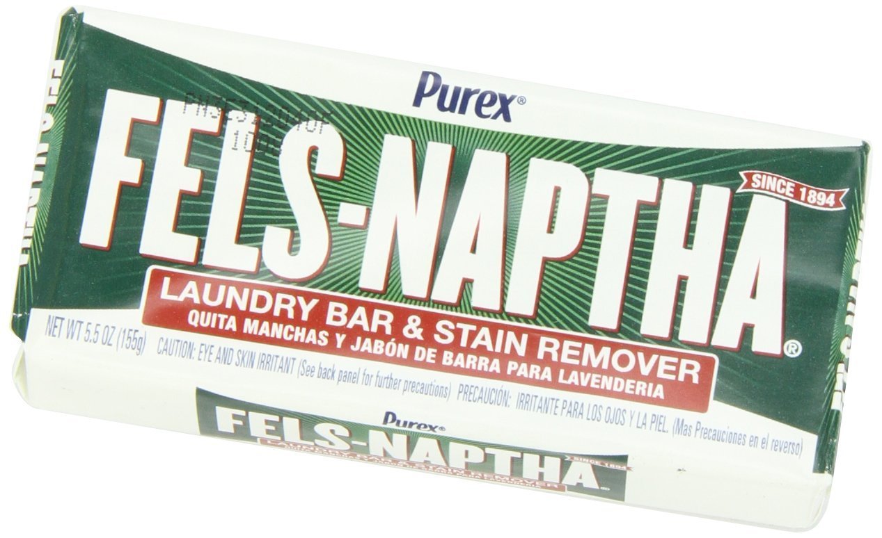Fels Naptha Laundry Bar and Stain Remover, 5.5 Ounce - Pack of 3