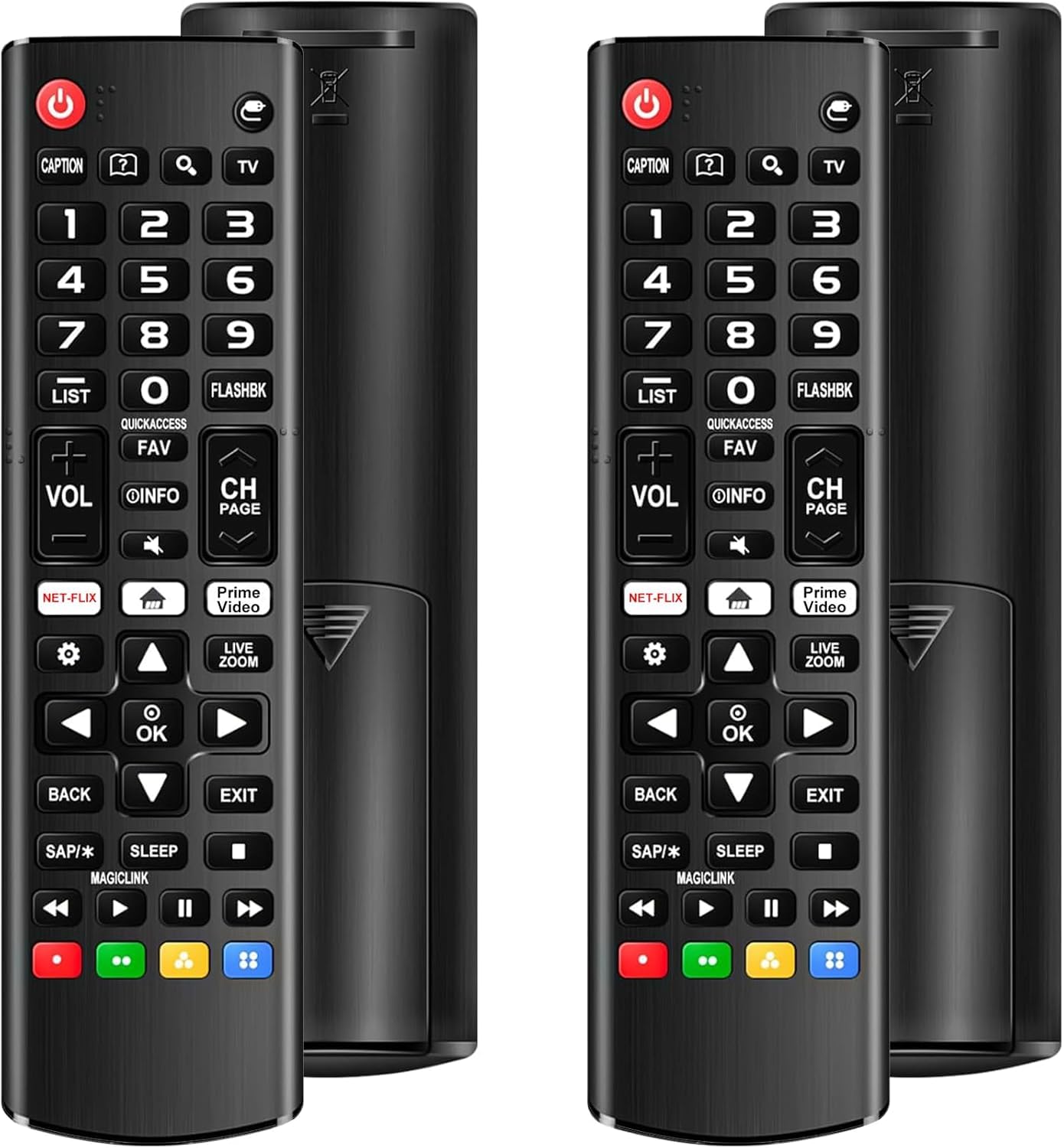 Photo 1 of (Pack of 2) Universal Remote for LG Smart TV, Compatible with All LG TV Remote Control LCD LED OLED UHD HDTV 3D 4K Smart TV Models, Replacement Remote with Netflix Shortcuts Key