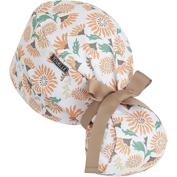 Super Cute Euro Style Scrub Caps For Women - Adjustable Surgical Head Cover With Fun Patterns
